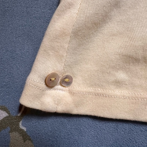 cleo camp tee in wheat/butter yellow - Picture 3 of 6